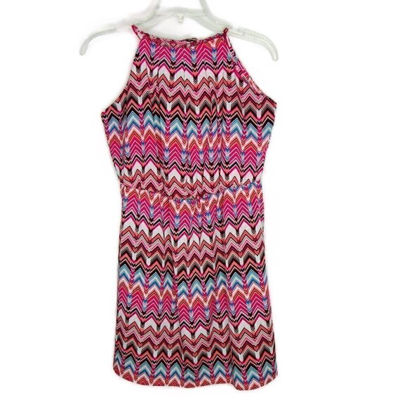 Derek Heart Dresses & Skirts - Derek Heart - Spaghetti Strapped Chevron Striped Dress - Large
